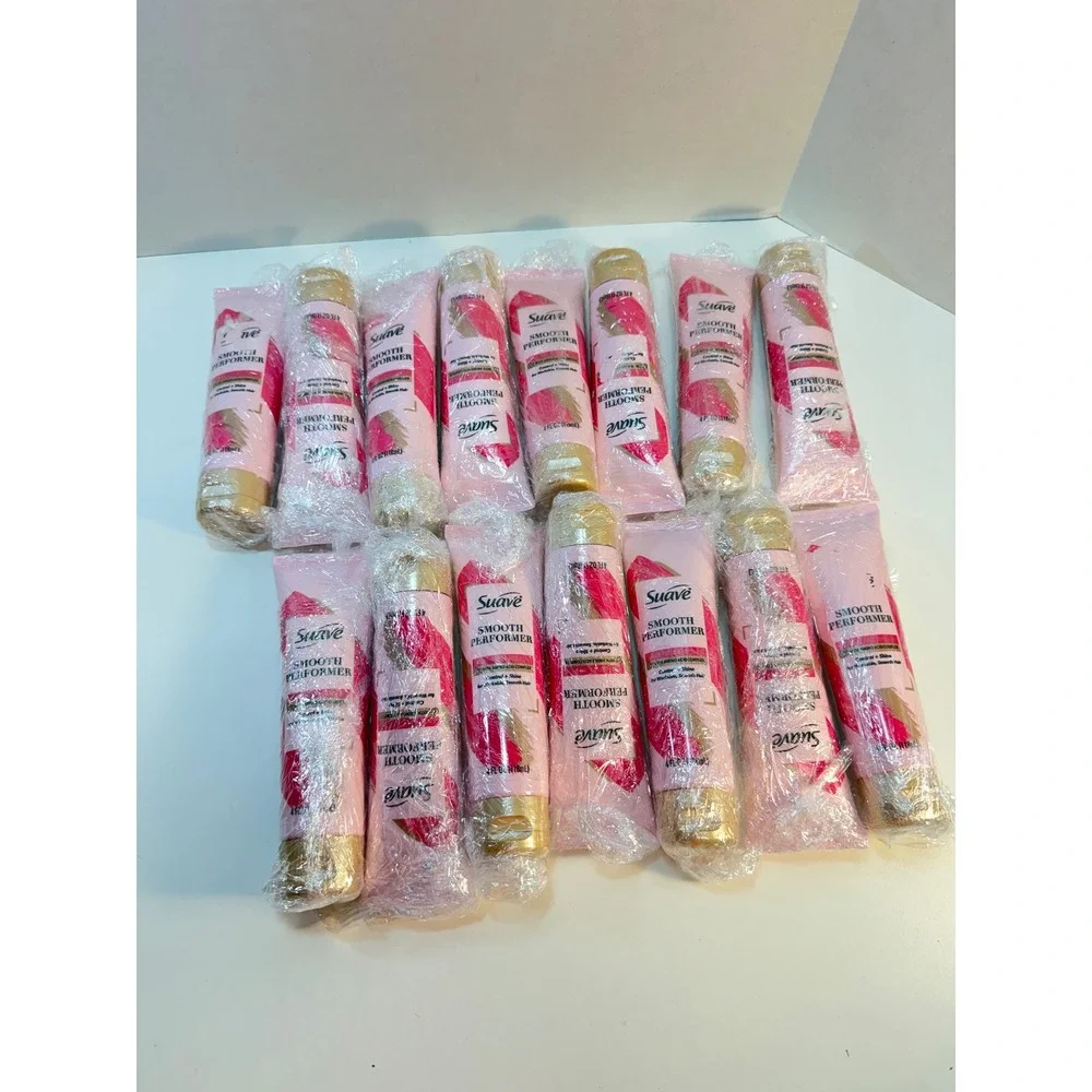 Lot of 15 Suave Smooth Performer Anti-Frizz Cream 4oz Tube Control & Shine